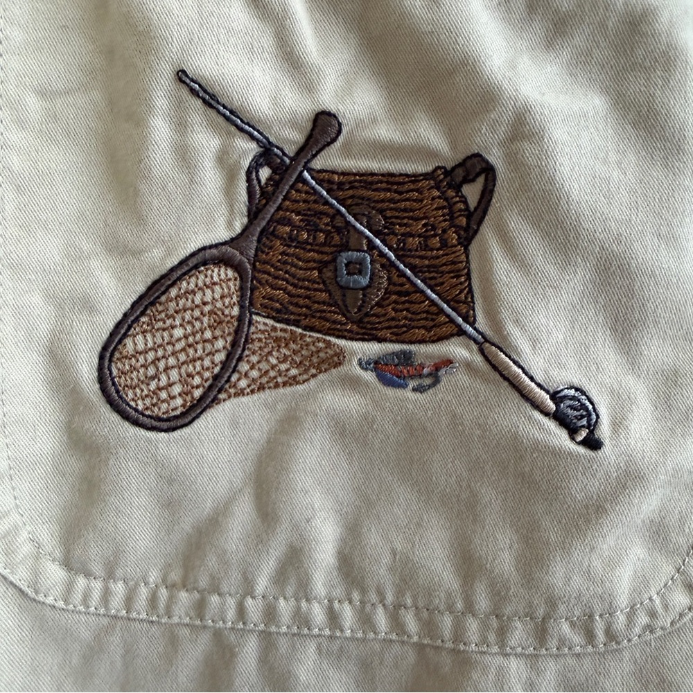 Croft‎ & Barrow Sport fishing embroidered long sleeve size XL - Picture 3 of 4